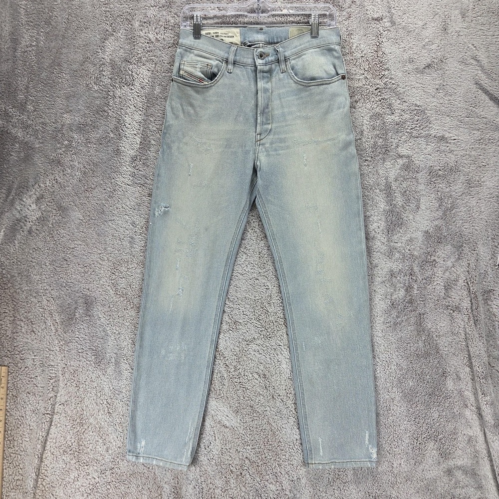 Diesel Jeans Mens 27x32 Blue D-Eetar Tapered Made In Italy Altered Hem 081AK